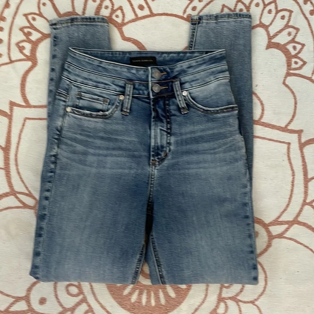 Silver High Note 2-button Super High Rise Jeans - Picture 7 of 8